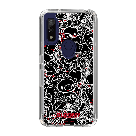 Slim Protection Case［ Gloomy - Pattern - Black ］