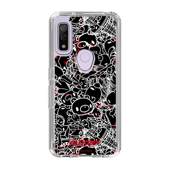 Slim Protection Case［ Gloomy - Pattern - Black ］