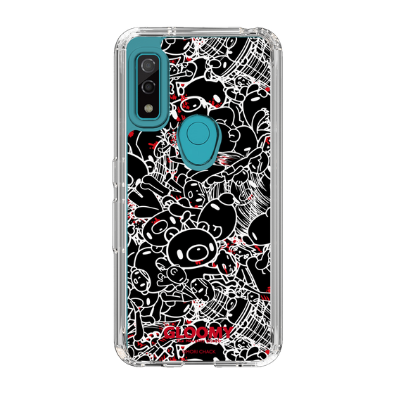 Slim Protection Case［ Gloomy - Pattern - Black ］