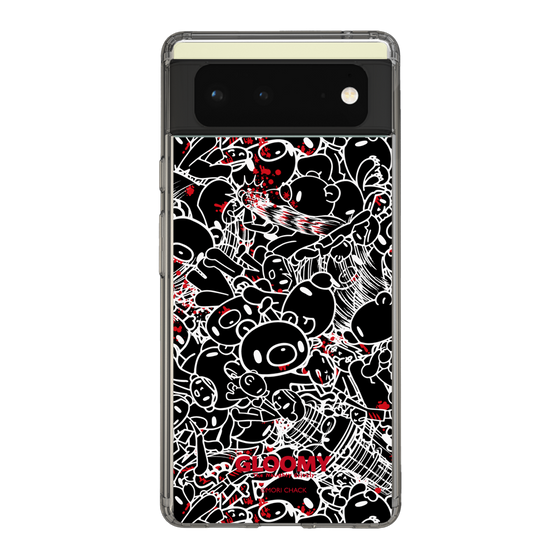 Slim Protection Case［ Gloomy - Pattern - Black ］