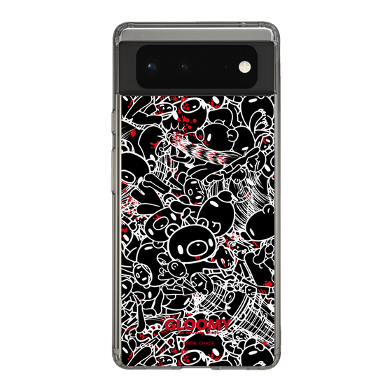 Slim Protection Case［ Gloomy - Pattern - Black ］