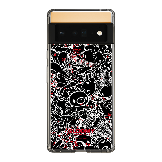 Slim Protection Case［ Gloomy - Pattern - Black ］