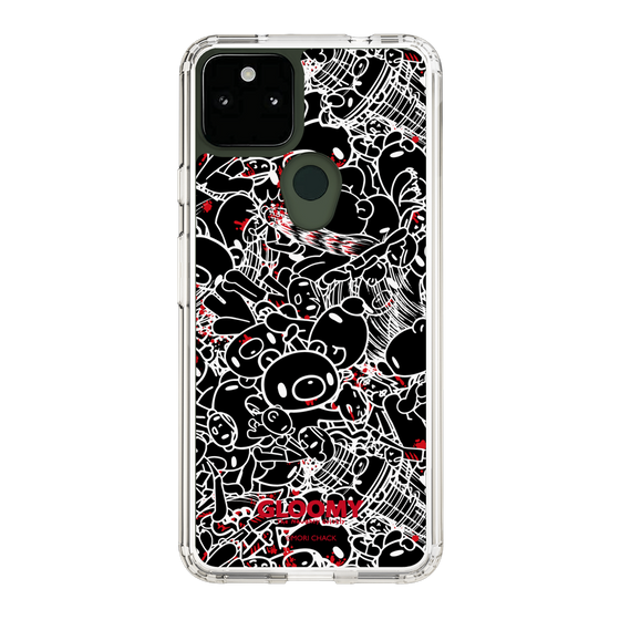 Slim Protection Case［ Gloomy - Pattern - Black ］