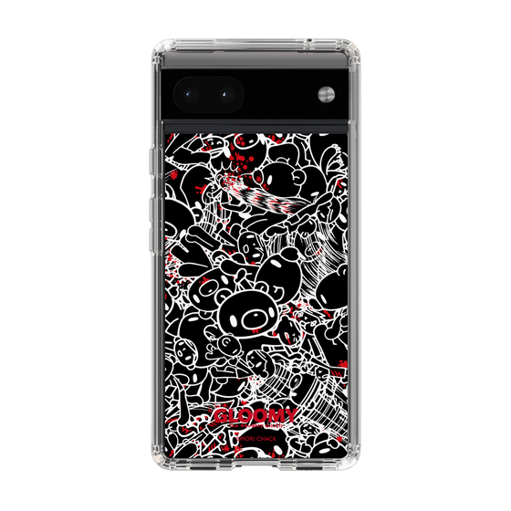 Slim Protection Case［ Gloomy - Pattern - Black ］