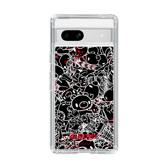 Slim Protection Case［ Gloomy - Pattern - Black ］