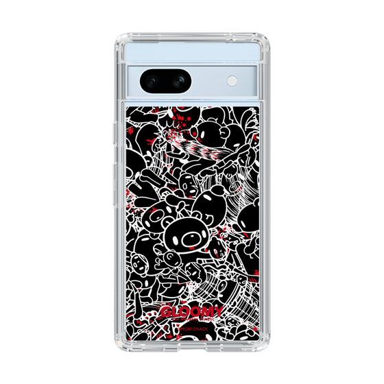Slim Protection Case［ Gloomy - Pattern - Black ］