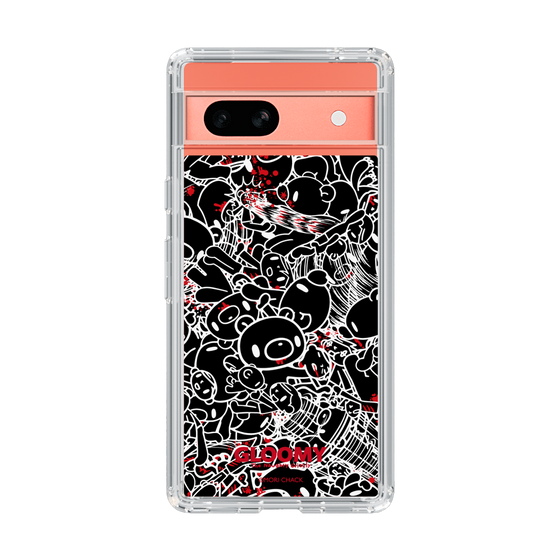 Slim Protection Case［ Gloomy - Pattern - Black ］