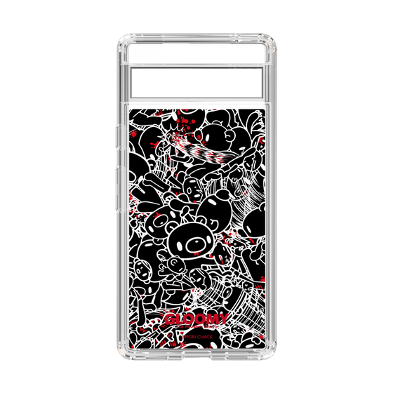 Slim Protection Case［ Gloomy - Pattern - Black ］
