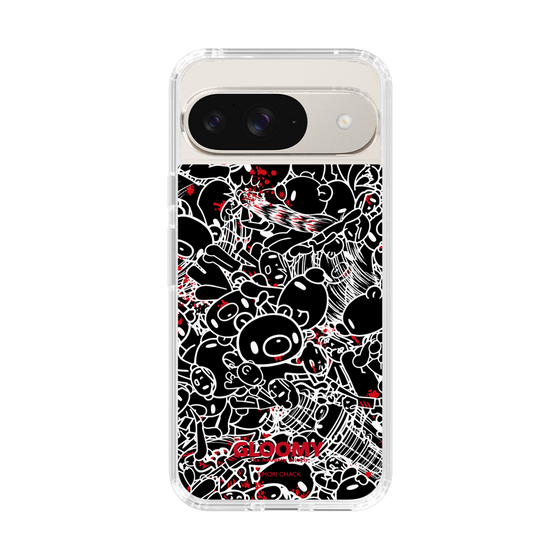 Slim Protection Case［ Gloomy - Pattern - Black ］