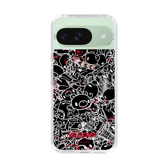 Slim Protection Case［ Gloomy - Pattern - Black ］