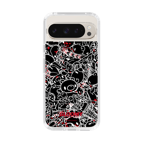 Slim Protection Case［ Gloomy - Pattern - Black ］