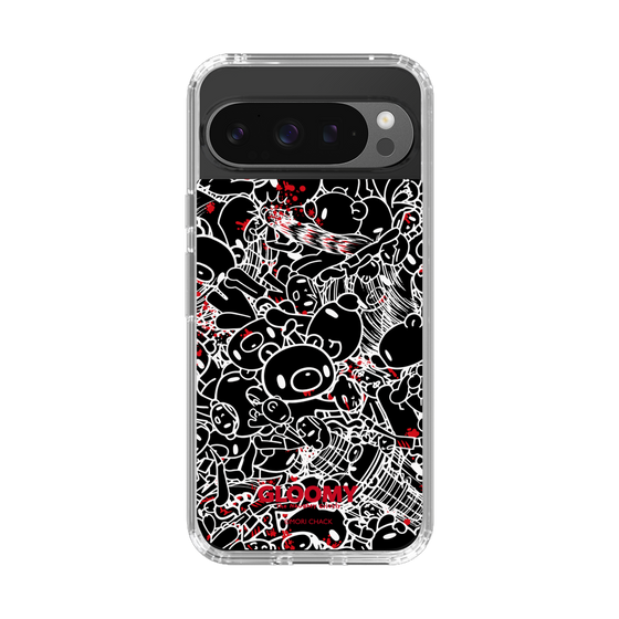 Slim Protection Case［ Gloomy - Pattern - Black ］