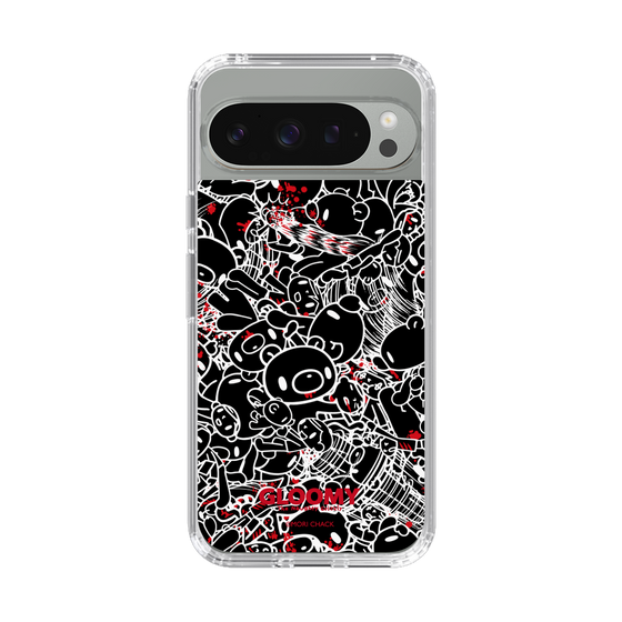 Slim Protection Case［ Gloomy - Pattern - Black ］