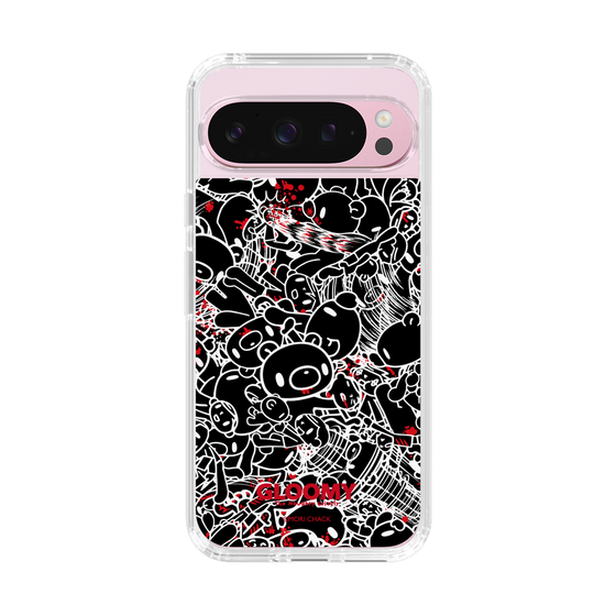 Slim Protection Case［ Gloomy - Pattern - Black ］