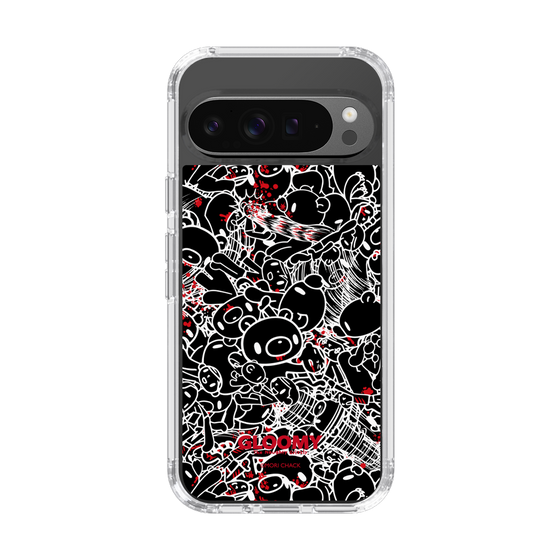 Slim Protection Case［ Gloomy - Pattern - Black ］