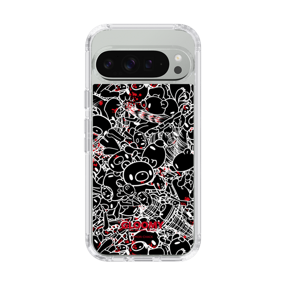 Slim Protection Case［ Gloomy - Pattern - Black ］