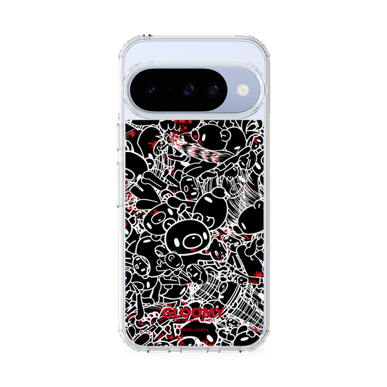 Slim Protection Case［ Gloomy - Pattern - Black ］