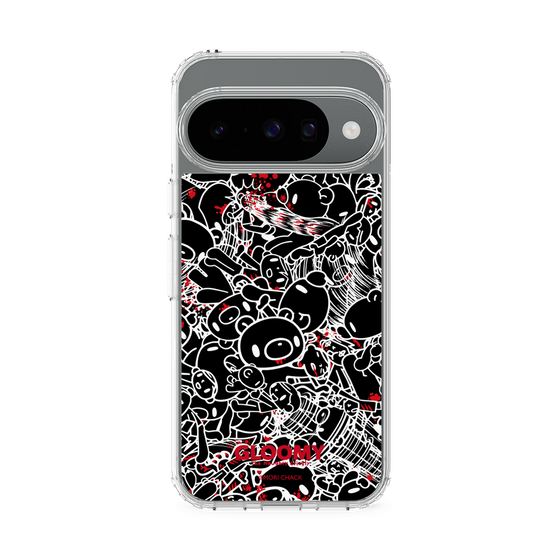 Slim Protection Case［ Gloomy - Pattern - Black ］