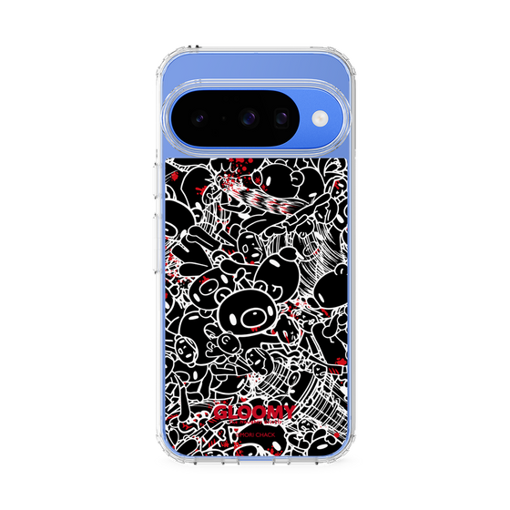 Slim Protection Case［ Gloomy - Pattern - Black ］