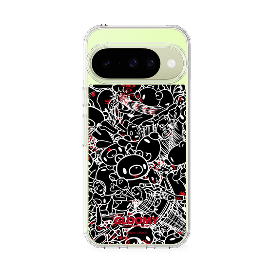 Slim Protection Case［ Gloomy - Pattern - Black ］
