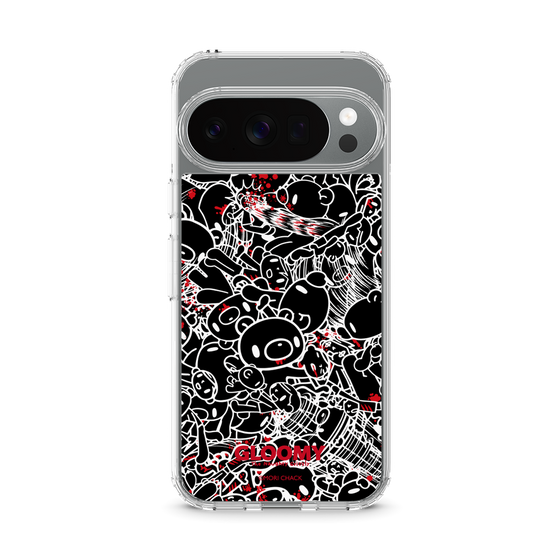 Slim Protection Case［ Gloomy - Pattern - Black ］