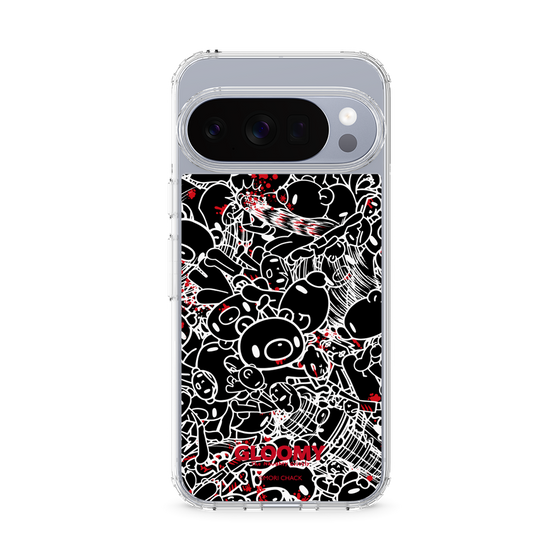 Slim Protection Case［ Gloomy - Pattern - Black ］