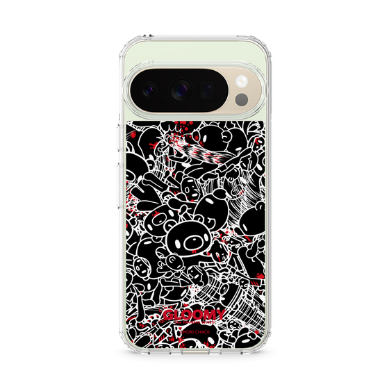 Slim Protection Case［ Gloomy - Pattern - Black ］