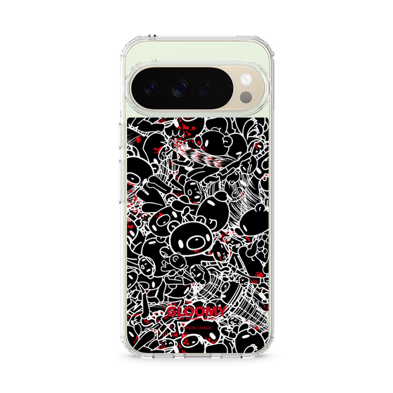 Slim Protection Case［ Gloomy - Pattern - Black ］