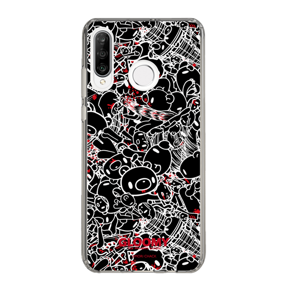 Slim Protection Case［ Gloomy - Pattern - Black ］