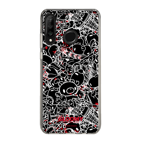 Slim Protection Case［ Gloomy - Pattern - Black ］