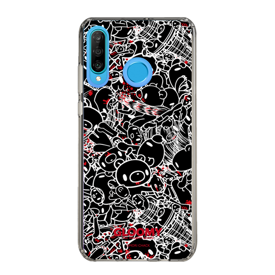 Slim Protection Case［ Gloomy - Pattern - Black ］