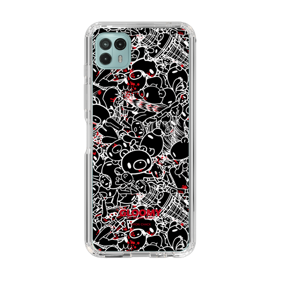 Slim Protection Case［ Gloomy - Pattern - Black ］