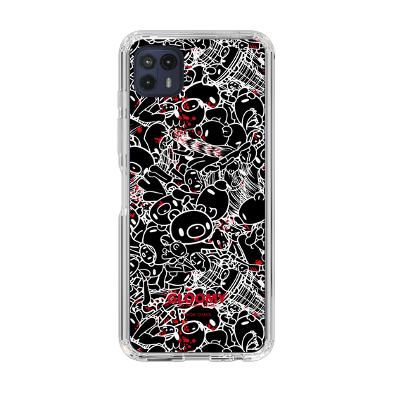 Slim Protection Case［ Gloomy - Pattern - Black ］