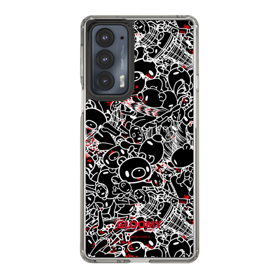 Slim Protection Case［ Gloomy - Pattern - Black ］