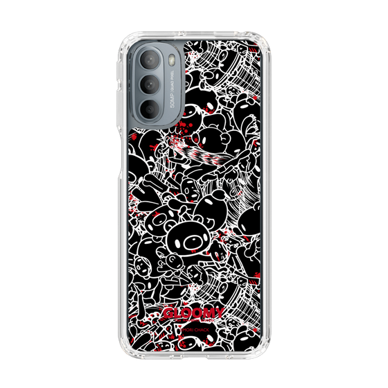 Slim Protection Case［ Gloomy - Pattern - Black ］