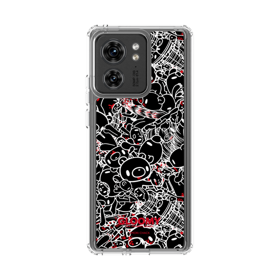 Slim Protection Case［ Gloomy - Pattern - Black ］