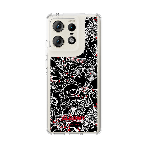 Slim Protection Case［ Gloomy - Pattern - Black ］