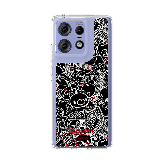 Slim Protection Case［ Gloomy - Pattern - Black ］