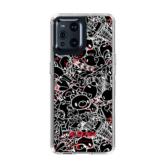 Slim Protection Case［ Gloomy - Pattern - Black ］