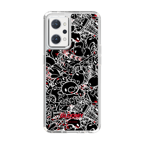 Slim Protection Case［ Gloomy - Pattern - Black ］