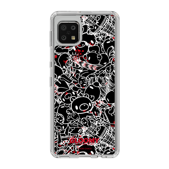 Slim Protection Case［ Gloomy - Pattern - Black ］