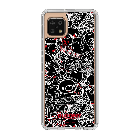 Slim Protection Case［ Gloomy - Pattern - Black ］
