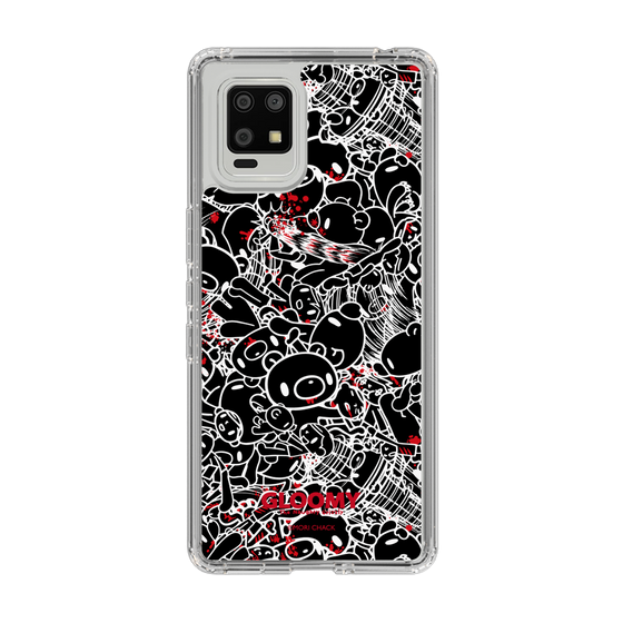 Slim Protection Case［ Gloomy - Pattern - Black ］