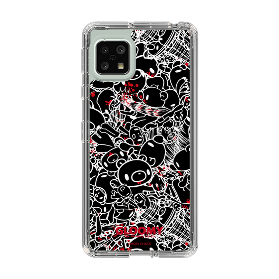 Slim Protection Case［ Gloomy - Pattern - Black ］