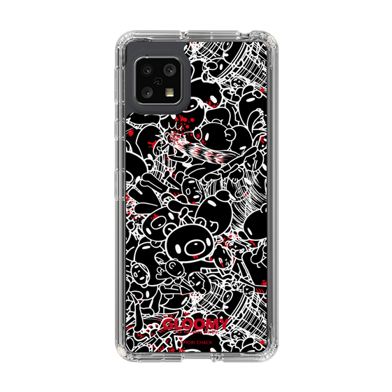 Slim Protection Case［ Gloomy - Pattern - Black ］