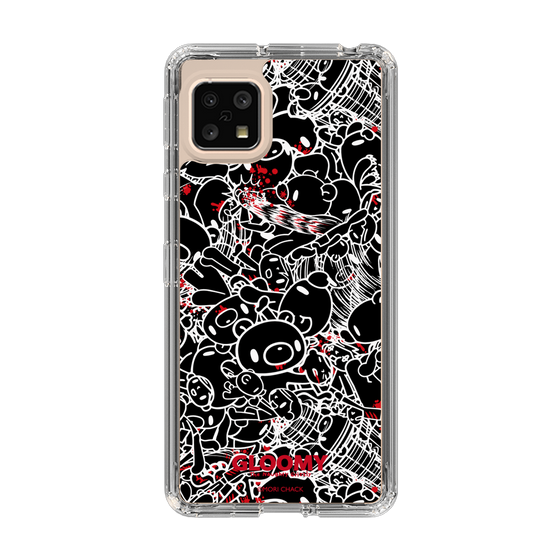 Slim Protection Case［ Gloomy - Pattern - Black ］