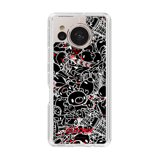 Slim Protection Case［ Gloomy - Pattern - Black ］