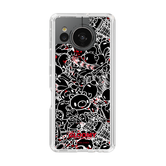 Slim Protection Case［ Gloomy - Pattern - Black ］
