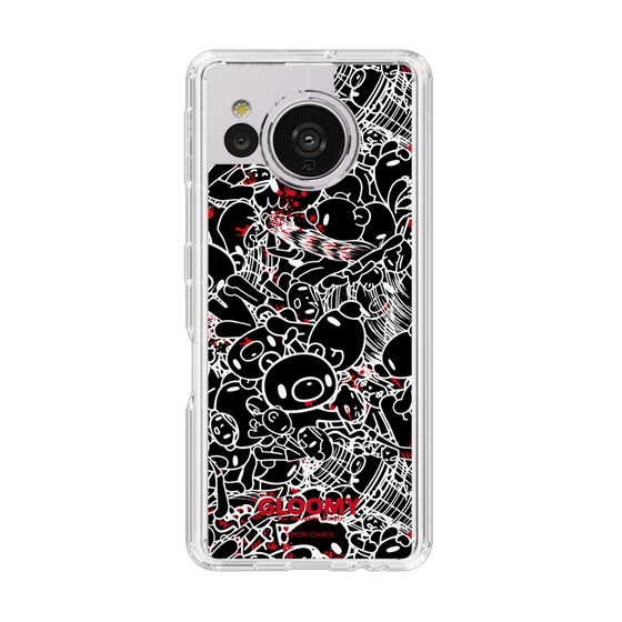 Slim Protection Case［ Gloomy - Pattern - Black ］