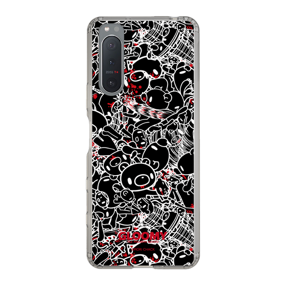 Slim Protection Case［ Gloomy - Pattern - Black ］